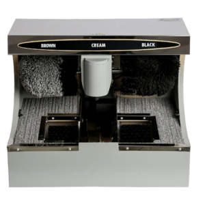Shoe Shining Machine With Sole Cleaner